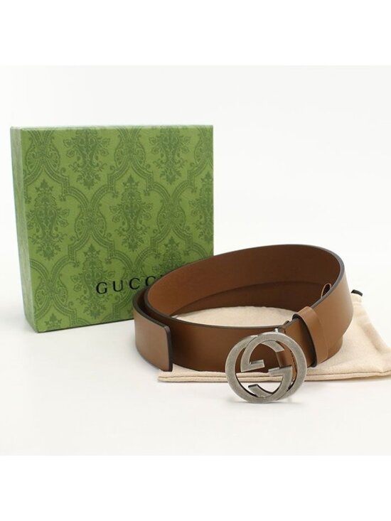 Gucci Interlocking Belt Leather main image 4